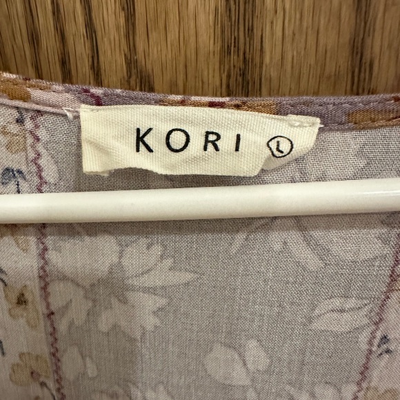 Kori Floral Blouse size L - Picture 3 of 5